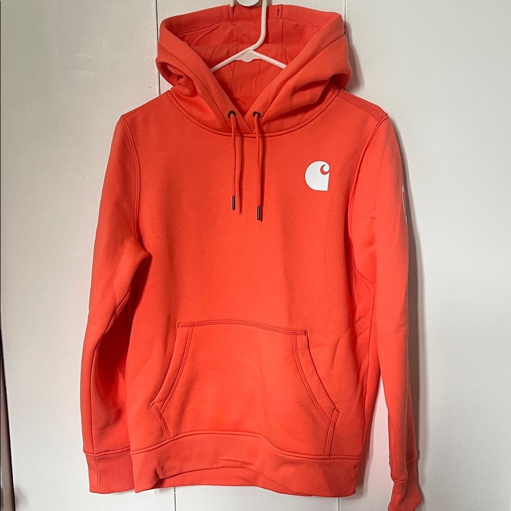 Carhartt Vibrant Orange Pullover Hoodie